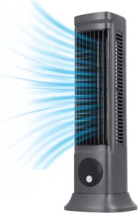 Jiawu 10'' Turmventilator für Schlafzimmer, Flügelloser Tischventilator mit 3 Geschwindigkeiten, Kompakter Desktop-Luftkühlerventilator für Schlafzimmer, Leiser Lüfter für Zuhause, Büro7.23€ ➡️ https://www.amazon.de/dp/B0CYM3C6CP/?tag=preisfehlerheute-21