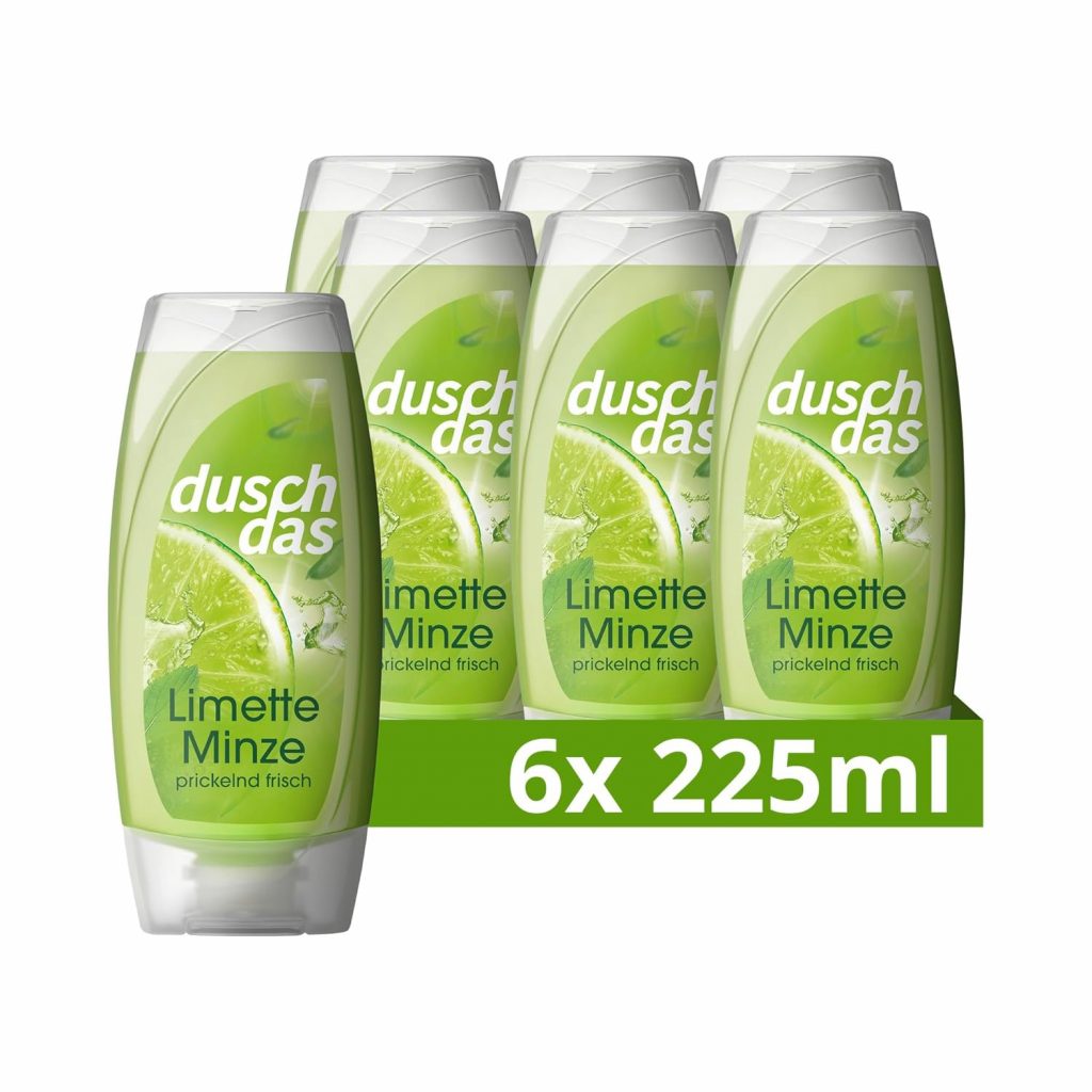 Duschdas Duschgel Limette Minze Duschbad mit Fresh-Energy-Duftformel sorgt fr einen erfrischenden Start in den Tag 6 x 225 ml4.91€ statt 12.22€🏷️ Coupon anwenden➡️ https://www.amazon.de/dp/B0C4B8KT9Q/?tag=preisfehlerheute-21