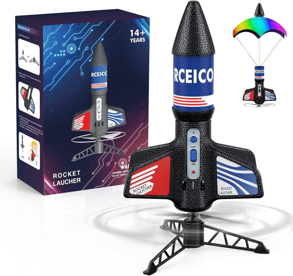 🤴 Rocket Launcher for Kids with Parachute LED Light, Flight Altitude 200 Feet, Rechargeable Self-Launching Rocket Launch for Ages 8 to14 Gift for Kid Girl and Boys Blue35,99€ statt 55,99€ - 36,00 % 🔥🚚 Verkauft von NATURALMA SRL und Versand durch Amazon🛒 zu Amazon https://www.amazon.de/dp/B0FZVG989R/?amp%3Btag=preisfehlerheute-21&%3Bamp%3Bth=1&%3Bamp%3Bpsc=1&tag=preisfehlerheute-21