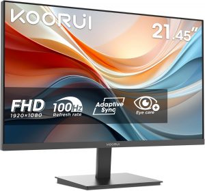 KOORUI E2212F 21.45 Zoll Monitor, FHD 1920 x 1080 100Hz PC Monitor, Adaptive Sync HDMI 1.4, Eye Care Bildschirm, -5° bis 15° neigbar, VESA 100 x 100mm49,99€ ➡️ https://www.amazon.de/dp/B0DHP2KGWB/?tag=preisfehlerheute-21