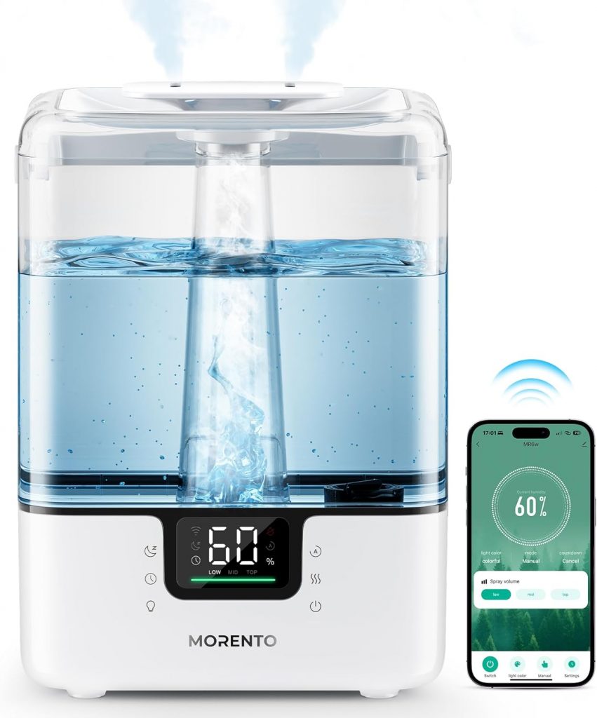 🤴 Smart-Luftbefeuchter für Schlafzimmer, großes Zimmer, Zuhause, 6 l, Luftbefeuchter mit Diffusor für ätherische Öle, intelligente App und Sprachsteuerung, für Kinderzimmer und Pflanzen, Weiß, 145,99€ statt 65,98€ – 31,0 🔥🚚 Verkauft von Josay eu und Versand durch Amazon14 Bewertungen: 4.2 / 5.0 ⭐️⭐️⭐️⭐️🛒 zu Amazon https://www.amazon.de/dp/B0G2YQVJ4F/?tag=preisfehlerheute-21