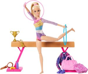 Barbie Turnspaß -Spielset mit Schwebebalken und über 10 thematisch passenden Teilen für siegreiche Geschichten, HRG5221,99€ statt 39,99€➡️ https://www.amazon.de/dp/B0CB6JWL75/?tag=preisfehlerheute-21