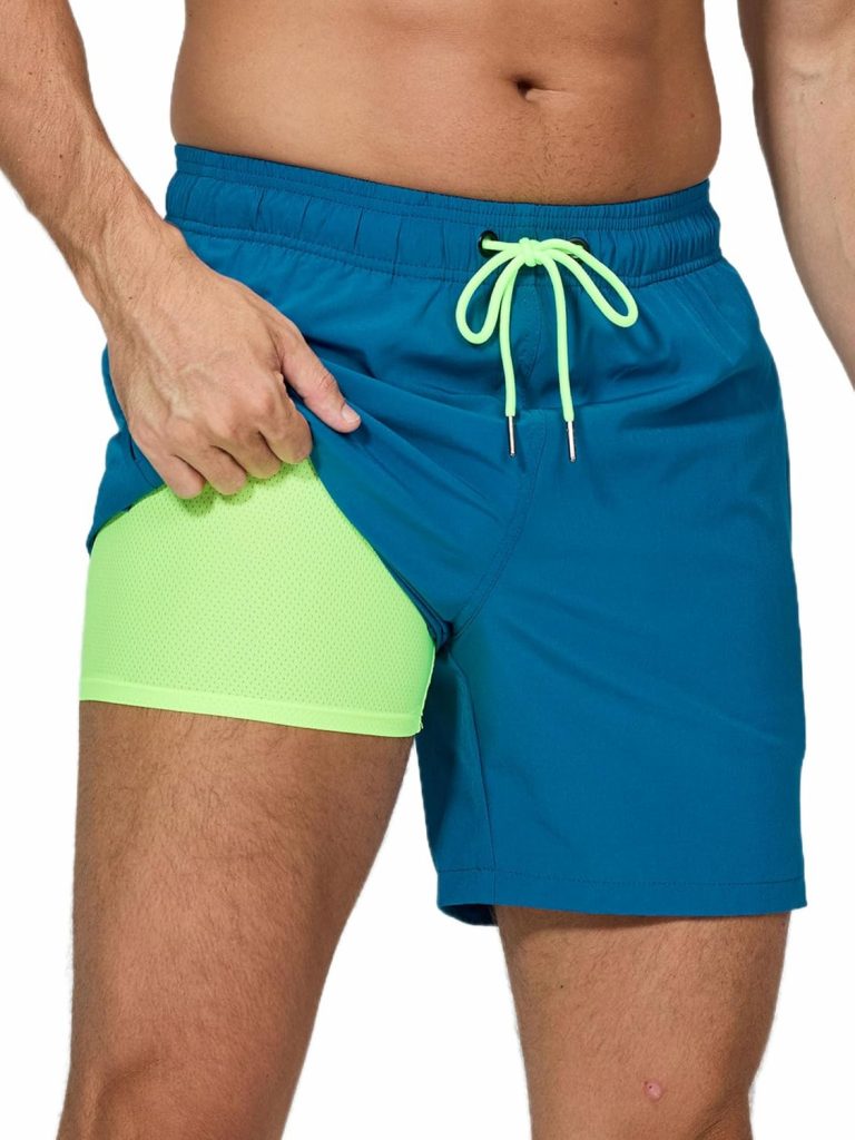 Arcweg Badehose für Herren mit Kompression Liner 2 in 1 Atmungsaktiv Badeshorts Männer Elastisch Trainingsshorts Verstellbar Tunnelzug mit Reißverschlusstaschen Pfauenblau M (EU)20,99€ ➡️ https://www.amazon.de/dp/B0DPZ5Y4PF/?tag=preisfehlerheute-21