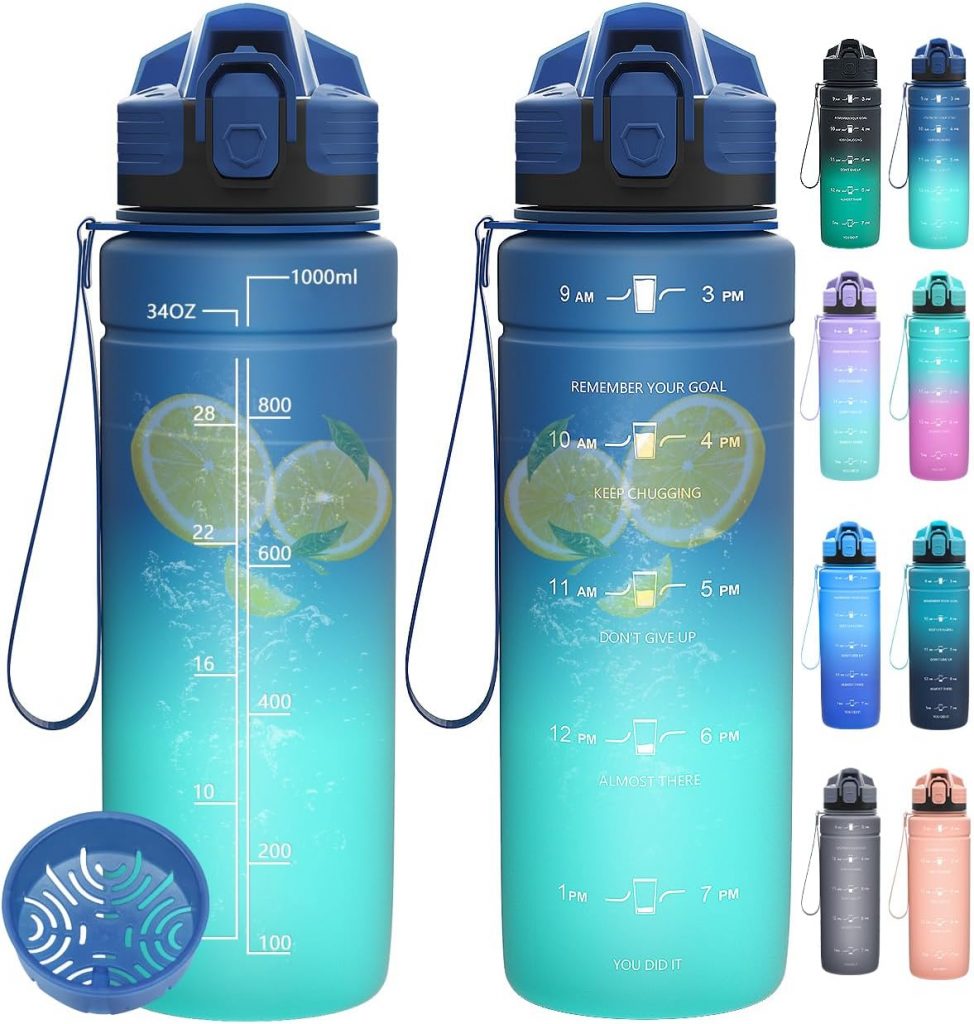 👑 Trinkflasche, 1l, 700ml, 500ml Trinkflasche Kinder Auslaufsicher, Wasserflasche mit Motivierender Zeitmarkierung, BPA Frei Tritan Sportflasche für Schule, Sport, Fahrrad, Arbeit, Fitness10,83€ statt 15,94€ – 33,0 🔥🚚 Verkauft von PAPAHOME und Versand durch Amazon521 Bewertungen: 4.5 / 5.0 ⭐️⭐️⭐️⭐️⭐️🛒 zu Amazon https://www.amazon.de/dp/B0CBP5L264/?tag=preisfehlerheute-21