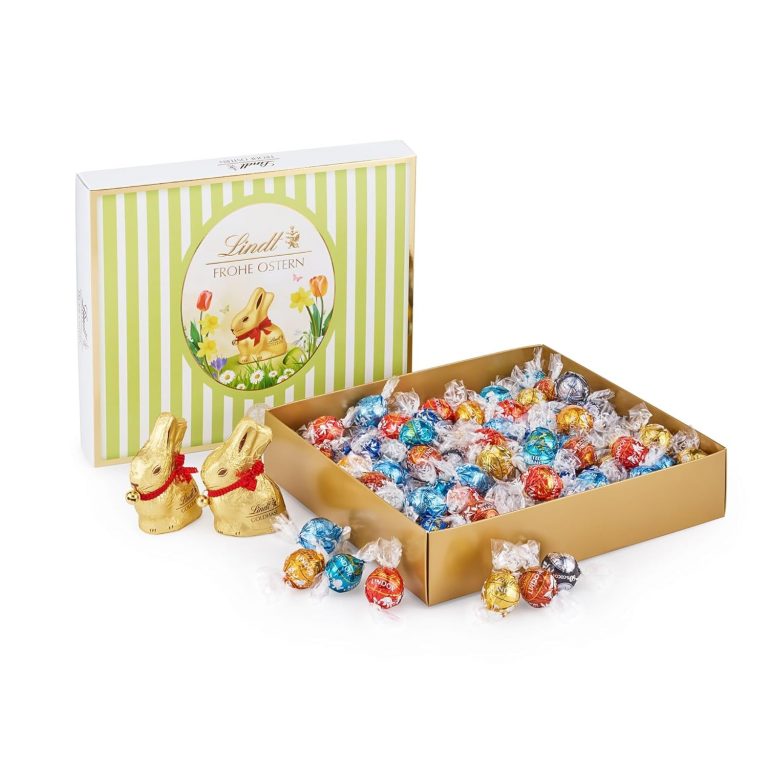 Lindt Schokolade LINDOR Oster Mischpaket |1,2 kg| 2 GOLDHASEN Vollmilch und 8 LINDOR Sorten:Milch, Noisette, Feinherb, Weiß, Dark 60%, Caramel, Salted Caramel, Stracciatella|Osterschokolade|Osterhase24,29€ statt 30,00€➡️ https://www.amazon.de/dp/B09PZB5XBG/?tag=preisfehlerheute-21
