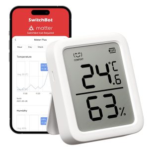 🤴 SwitchBot Thermometer Hygrometer Innen, Bluetooth Hygrometer Digital Temperatur Feuchtigkeit Sensor mit APP & Datenspeicherung, Taupunkt/VPD/Absolute Feuchtigkeitssensor10,79€ statt 19,98€ - 47,00 % 🔥🚚 Verkauft von SwitchBot und Versand durch Amazon5,065 Bewertungen: 4.5 / 5.0 ⭐️⭐️⭐️⭐️⭐️🛒 zu Amazon https://www.amazon.de/dp/B09QBR7XJD/?th=1&%3Bpsc=1&%3Btag=preisfehlerheute-21&tag=preisfehlerheute-21