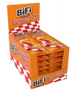 BiFi Currywurst &ndash; 30er Pack (30 x 40g) &ndash; Salami Wurstsnack mit Currysauce in einem lockeren Teig - Wurst im Weizenbr&ouml;tchen To Go - f&uuml;r Unterwegs, im B&uuml;ro oder beim Sport - Schinkenwurst20,80&euro; statt 29,90&euro;➡️ https://www.amazon.de/dp/B0CZ7CH6PX/?tag=preisfehlerheute-21