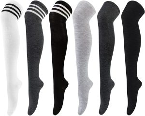🤴 6 Paar Kniestrümpfe Overknee Strümpfe Damen Lange Gestreifte Socken Thigh High Socks Beinwärmer Schenkel Socken für Mädchen9,99€ statt 14,99€ - 34,00 % 🔥🚚 Verkauft von Hao yu rui xin und Versand durch Amazon1,639 Bewertungen: 4.2 / 5.0 ⭐️⭐️⭐️⭐️🛒 zu Amazon https://www.amazon.de/dp/B08SVRT399/?th=1&%3Bpsc=1&%3Btag=preisfehlerheute-21&tag=preisfehlerheute-21
