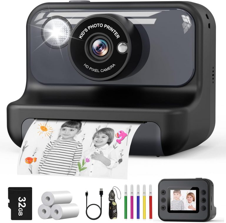 🤴 Hangrui Sofortbildkamera Kinder, 2,4 Zoll Kinderkamera Sofortbildkamera mit 32G Karte & Druckpapier, 1080P Kamera Kinder Sofortdruck mit Farbige Stifte, Geschenk für Kinders 3-12 Jahren-Schwarz28,49€ statt 45,99€ - 39,00 % 🔥🚚 Verkauft von hengxiangyuanuk und Versand durch Amazon1,499 Bewertungen: 4.5 / 5.0 ⭐️⭐️⭐️⭐️⭐️🛒 zu Amazon https://www.amazon.de/dp/B0DMSQR6W8/?amp%3Btag=preisfehlerheute-21&amp%3Bth=1&amp%3Bpsc=1&tag=preisfehlerheute-21
