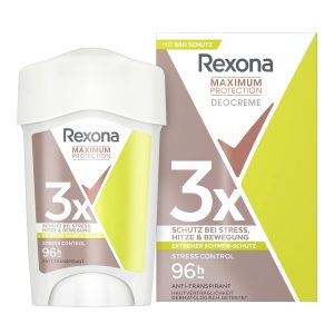 👑 Rexona Women Maximum Protection Anti Transpirant Deo Creme Stress Control Deodorant mit 96 Stunden Schutz gegen starkes Schwitzen und Geruch mit 3x Schutz bei Stress, Hitze & Bewegung 45 ml4,00€ statt 5,99€ - 34,00 % 🔥🚚 Verkauft durch Amazon und Versand durch Amazon2,497 Bewertungen: 4.6 / 5.0 ⭐️⭐️⭐️⭐️⭐️🛒 zu Amazon https://www.amazon.de/dp/B082VNCDLZ/?tag=preisfehlerheute-21
