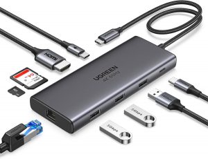 UGREEN Revodok Pro 109 USB C Hub 10Gbps USB A 3.2&USB C 3.2, HDMI 4K@60Hz, PD100W, Ethernet, SD/TF, Docking Station kompatibel mit iPhone 17/16, MacBook Pro/Air, Surface, Galaxy S24/S23 usw.31,83€ statt 45,99€➡️ https://www.amazon.de/dp/B0BXDSPSPW/?tag=preisfehlerheute-21