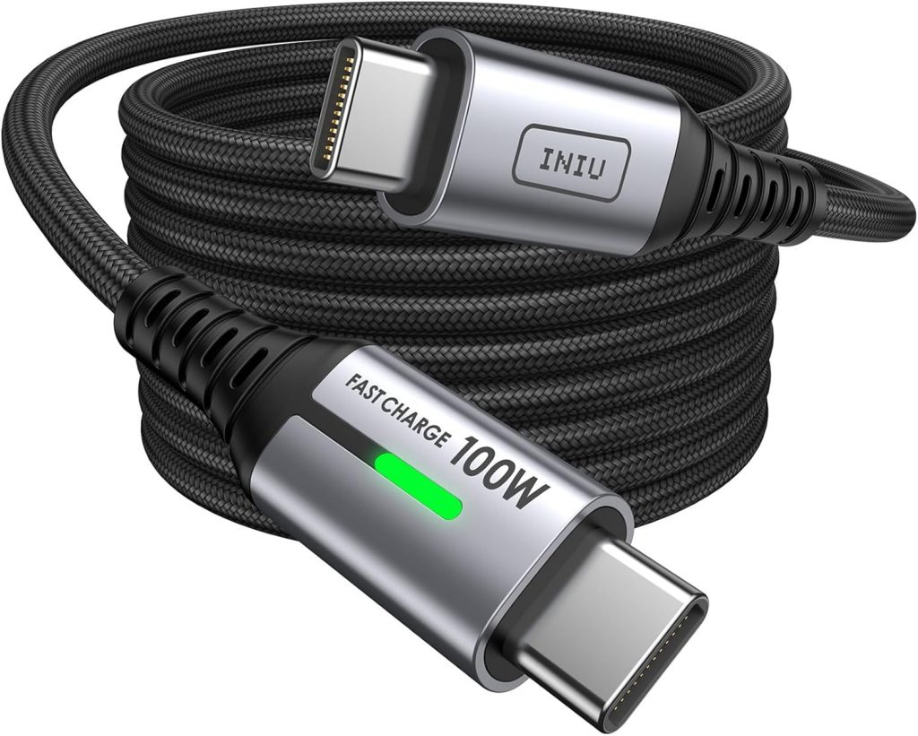 INIU USB C Kabel, 100W [2m] PD3.0 Schnellladekabel USB C auf USBC, Nylon Geflochten Ladekabel USB-C Ladegerät für iPhone 17 16 15 Pro Max Samsung Galaxy S25 S24 S23 Pixel 9 iPad Air Pro MacBook usw.3.56€ ➡️ https://www.amazon.de/dp/B09MQ4KZ27/?tag=preisfehlerheute-21