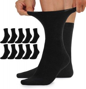 👑 10 Paar Diabetikersocken Herren und Damen ohne Gummibund Diabetiker Socken mit Komfortbund aus Baumwolle12,74&euro; statt 39,99&euro; - 69,00 % 🔥🚚 Verkauft von aiaolan und Versand durch Amazon1,318 Bewertungen: 4.4 / 5.0 ⭐️⭐️⭐️⭐️🛒 zu Amazon https://www.amazon.de/dp/B0CL4RS1WB/?th=1&amp%3Bpsc=1&amp%3Btag=preisfehlerheute-21&tag=preisfehlerheute-21