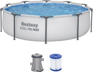 🤴 Bestway Steel Pro Max™ Frame Pool-Set, rund, mit Filterpumpe 305 x 76 cm91,99€ statt 129,94€ - 30,00 % 🔥🚚 Verkauft durch Amazon und Versand durch Amazon1,453 Bewertungen: 4.4 / 5.0 ⭐️⭐️⭐️⭐️🛒 zu Amazon https://www.amazon.de/dp/B08CB363CL/?tag=preisfehlerheute-21