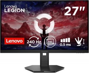 Lenovo Legion 27-10 | 27" Full HD WLED Gaming Monitor | 1920x1080 | 16:9 | 240Hz | 0.5ms Reaktionszeit | HDMI |DisplayPort | Audio 3.5mm | 3-seitig-Panel | T&Uuml;V Augenschutz | schwarz | 6 kg108,99&euro; statt 169,00&euro;➡️ https://www.amazon.de/dp/B0FHKXPWKS/?tag=preisfehlerheute-21