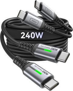 👑 INIU 240W USB C Kabel, [2 St&uuml;ck 1M] PD Schnellladekabel USB C auf USB C Kabel, Nylon Geflochten Ladekabel USBC f&uuml;r iPhone 17 16 15 Pro Max Samsung Galaxy S25 S24 Ultra Pixel 9 iPad Pro MacBook Air9,34&euro; statt 13,99&euro; - 34,00 % 🔥🚚 Verkauft von SimpleLife LLC und Versand durch Amazon7,579 Bewertungen: 4.7 / 5.0 ⭐️⭐️⭐️⭐️⭐️🛒 zu Amazon https://www.amazon.de/dp/B0DHJRLQPB/?th=1&amp%3Bpsc=1&amp%3Btag=preisfehlerheute-21&tag=preisfehlerheute-21