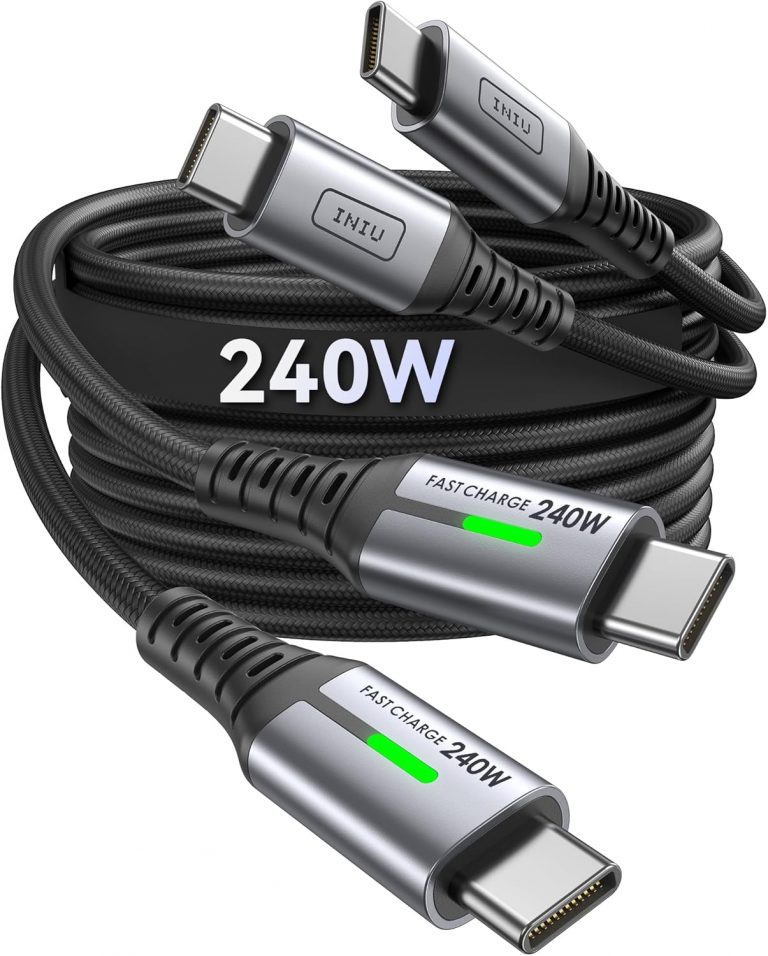 👑 INIU 240W USB C Kabel, [2 Stück 1M] PD Schnellladekabel USB C auf USB C Kabel, Nylon Geflochten Ladekabel USBC für iPhone 17 16 15 Pro Max Samsung Galaxy S25 S24 Ultra Pixel 9 iPad Pro MacBook Air9,34€ statt 13,99€ - 34,00 % 🔥🚚 Verkauft von SimpleLife LLC und Versand durch Amazon7,579 Bewertungen: 4.7 / 5.0 ⭐️⭐️⭐️⭐️⭐️🛒 zu Amazon https://www.amazon.de/dp/B0DHJRLQPB/?amp%3Btag=preisfehlerheute-21&amp%3Bth=1&amp%3Bpsc=1&tag=preisfehlerheute-21