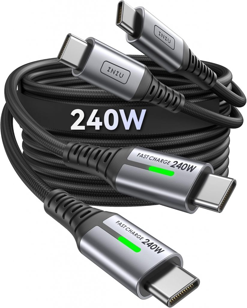👑 INIU 240W USB C Kabel, [2 Stück 1M] PD Schnellladekabel USB C auf USB C Kabel, Nylon Geflochten Ladekabel USBC für iPhone 17 16 15 Pro Max Samsung Galaxy S25 S24 Ultra Pixel 9 iPad Pro MacBook Air9,34€ statt 13,99€ – 34,0 🔥🚚 Verkauft von SimpleLife LLC und Versand durch Amazon7,579 Bewertungen: 4.7 / 5.0 ⭐️⭐️⭐️⭐️⭐️🛒 zu Amazon https://www.amazon.de/dp/B0DHJRLQPB/?th=1&tag=preisfehlerheute-21#038;psc=1&tag=preisfehlerheute-21