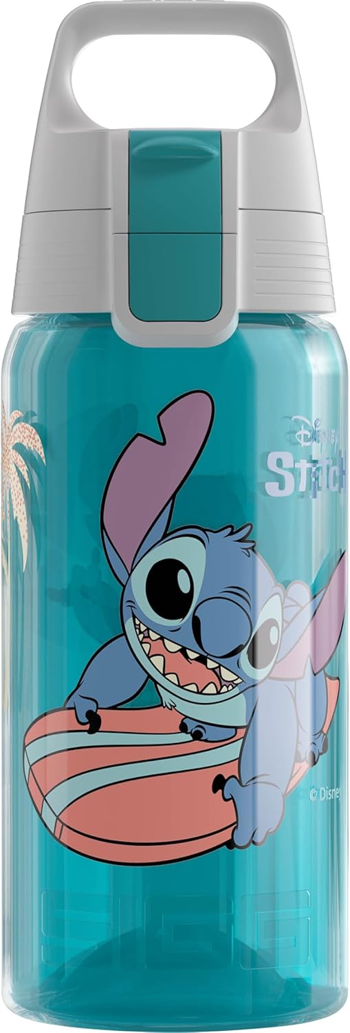 Sigg - Trinkflasche Kinder - Viva One Disney - Stitch Surfing - Für Kohlensäurehaltige Getränke Geeignet - Auslaufsicher - Spülmaschinenfest - BPA-frei - Sport & Schule - Pink - 0,5L12,40€ statt 18,95€➡️ https://www.amazon.de/dp/B0D5YYPM39/?tag=preisfehlerheute-21