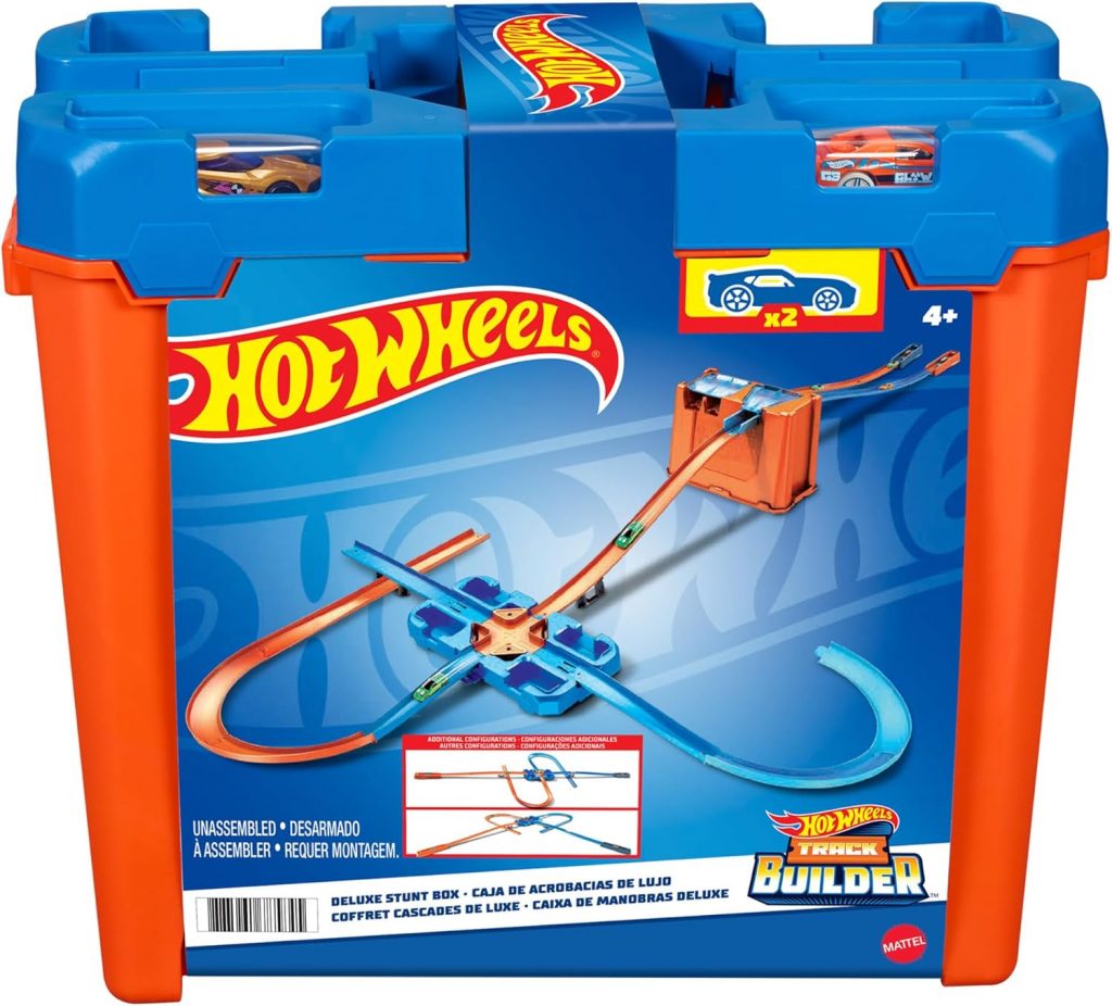 Hot Wheels Bahn Track Builder, Autorennbahn Bauset für Hot Wheels Autos, inkl. 2 Spielzeugautos, Spurwechsler, steile Kurven, Crashzone, Auto Spielzeug, Spielzeug ab 4 Jahre, GGP9328,09€ statt 58,99€➡️ https://www.amazon.de/dp/B07P5PQN7S/?tag=preisfehlerheute-21