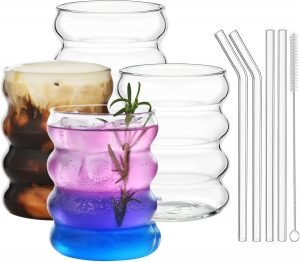 🤴 ALINK Gerippte Trinkgl&auml;ser mit Glasstrohhalmen 4er Set, 350ml Eiskaffeegl&auml;ser, Wave Gl&auml;ser Tumbler, Wassergl&auml;ser,Longdrinkgl&auml;ser,Trinkgl&auml;ser, f&uuml;r Cocktail,Wasser, Soda, Geschenk mit Pinsel16,98&euro; statt 26,99&euro; - 38,00 % 🔥🚚 Verkauft von ALINK Home und Versand durch Amazon917 Bewertungen: 4.6 / 5.0 ⭐️⭐️⭐️⭐️⭐️🛒 zu Amazon https://www.amazon.de/dp/B0BY27TH1X/?tag=preisfehlerheute-21