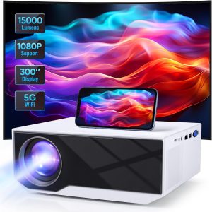 Wielio Full-HD-Projektor 1080P mit 4K-Unterst&uuml;tzung, Bluetooth und WiFi, 129.99&euro; ➡️ https://www.amazon.de/dp/B0FQBWVPZG/?tag=preisfehlerheute-21