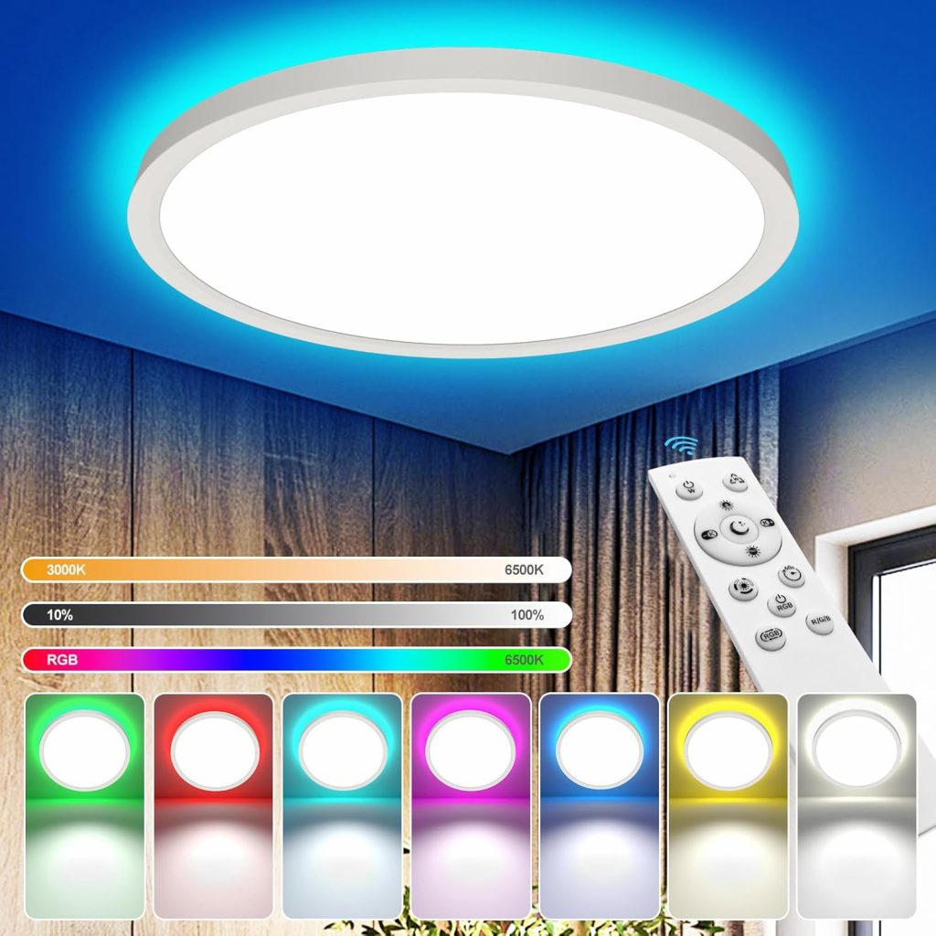 🤴 YiLaie LED Deckenleuchte Dimmbar mit Fernbedienung 24W 30cm,2700LM Deckenlampe LED RGB Farbwechsel,IP44 Wasserdicht Deckenlampe Badezimmer,3000K-6500K Lampe Decke für Wohnzimmer Schlafzimmer24,99€ statt 35,99€ – 31,0 🔥🚚 Verkauft von E-Lover und Versand durch Amazon1,174 Bewertungen: 4.3 / 5.0 ⭐️⭐️⭐️⭐️🛒 zu Amazon https://www.amazon.de/dp/B0CTHPNCHL/?th=1&tag=preisfehlerheute-21#038;psc=1&tag=preisfehlerheute-21