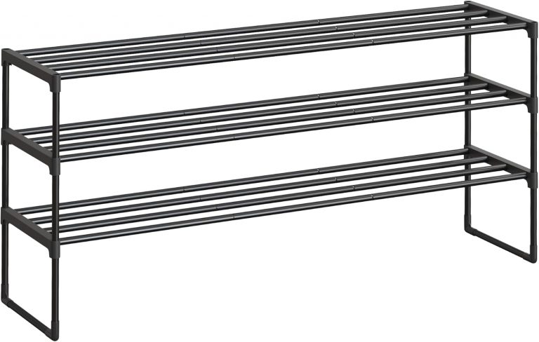 SONGMICS Schuhregal 3 Ebenen, Schuhständer Metall, Schuhaufbewahrung, Schuh-Organizer, aufrecht oder umgedreht, für 20-24 Paar Schuhe, stapelbar, Flur, 30 x 117 x 55 cm, schwarz LSA033B0115,49€ statt 19,99€➡️ https://www.amazon.de/dp/B0BX8RLFMZ/?tag=preisfehlerheute-21