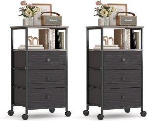 Innotic 2er-Set Nachttisch mit 6 Schubladen & Rollen, Beistelltisch Kommode mit Schubladen für Schlafzimmer & Wohnzimmer, Schmal & Modern in Walnuss (75x29x36 cm)28.49€ ➡️ https://www.amazon.de/dp/B0FSXYKM6H/?tag=preisfehlerheute-21