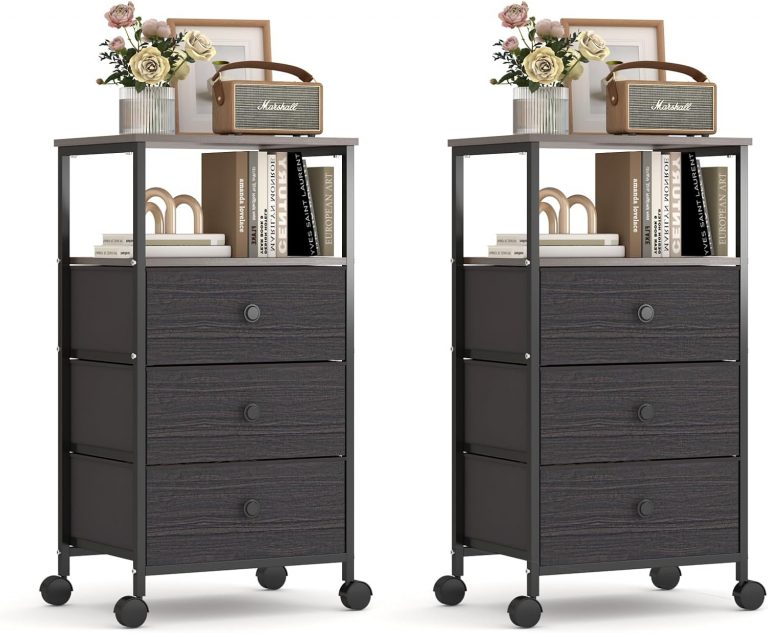 Innotic 2er-Set Nachttisch mit 6 Schubladen & Rollen, Beistelltisch Kommode mit Schubladen für Schlafzimmer & Wohnzimmer, Schmal & Modern in Walnuss (75x29x36 cm)28.49€ ➡️ https://www.amazon.de/dp/B0FSXYKM6H/?tag=preisfehlerheute-21