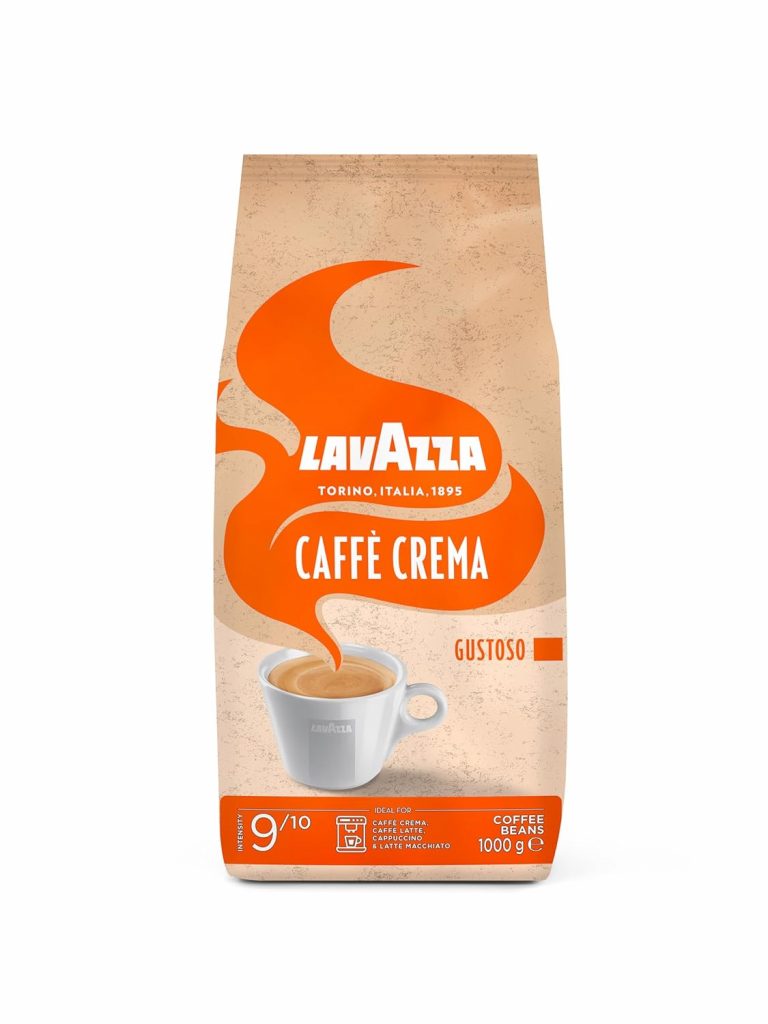 Lavazza, Caffè Crema Gustoso, Kaffeebohnen, für Espressomaschinen, mit Würzigem und Nussigen Aroma, für einen Kräftigen Geschmack, Arabica und Robusta, Intensität 9/10, Mittlere Röstung, 1 kg Packung12,74€ statt 20,99€➡️ https://www.amazon.de/dp/B0049TUP30/?tag=preisfehlerheute-21