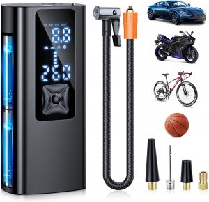 👑 Elektrische Luftpumpe Fahrrad Akku Kompressor - 150 PSI Mini Tragbare Fahrradpumpe Luftkompressor F&uuml;r Auto,Motorrad,Fahrrad,B&auml;lle,&uuml;ber USB-C wiederaufladbar, Als Taschenlampe und Powerbank21,99&euro; statt 39,99&euro; - 46,00 % 🔥🚚 Verkauft von QINGCHAO LIMITED und Versand durch Amazon1,441 Bewertungen: 4.3 / 5.0 ⭐️⭐️⭐️⭐️🛒 zu Amazon https://www.amazon.de/dp/B0D36TH9FD/?tag=preisfehlerheute-21