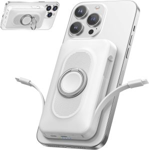 👑 Powerbank f&uuml;r Magsafe 20000mAh 22.5W Magnetische Power Bank 4-in-1 Schnellladen mit Type-C/IOS Kabeln, Wireless Tragbares Laden mit Ringhalterung f&uuml;r iPhone 17/16/15/14/13/12 Pro/Pro Max/Plus Wei&szlig;19,98&euro; statt 39,99&euro; - 51,00 % 🔥🚚 Verkauft von Juwanfu-AMZ und Versand durch Amazon69 Bewertungen: 3.9 / 5.0 ⭐️⭐️⭐️⭐️🛒 zu Amazon https://www.amazon.de/dp/B0FBWGWXRP/?tag=preisfehlerheute-21