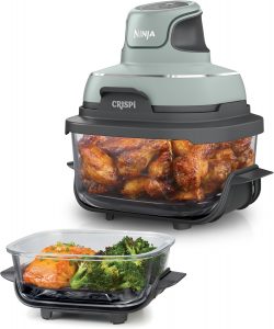 🤴 Ninja CRISPi tragbare Air fryer Hei&szlig;luftfritteuse, 3,8 l, 4-in-1: Hei&szlig;luftfrittieren, Braten, Warmhalten, Recrisp, kompakt, 6 Portionen, 2x herausnehmbare Glasbeh&auml;lter & Deckel, 1700 W, Sage FN101EUSG128,90&euro; statt 179,99&euro; - 29,00 % 🔥🚚 Verkauft und Versand durch Elektro Enzinger GmbH2,205 Bewertungen: 4.6 / 5.0 ⭐️⭐️⭐️⭐️⭐️🛒 zu Amazon https://www.amazon.de/dp/B0F99JMMC7/?th=1&amp%3Bpsc=1&amp%3Btag=preisfehlerheute-21&tag=preisfehlerheute-21