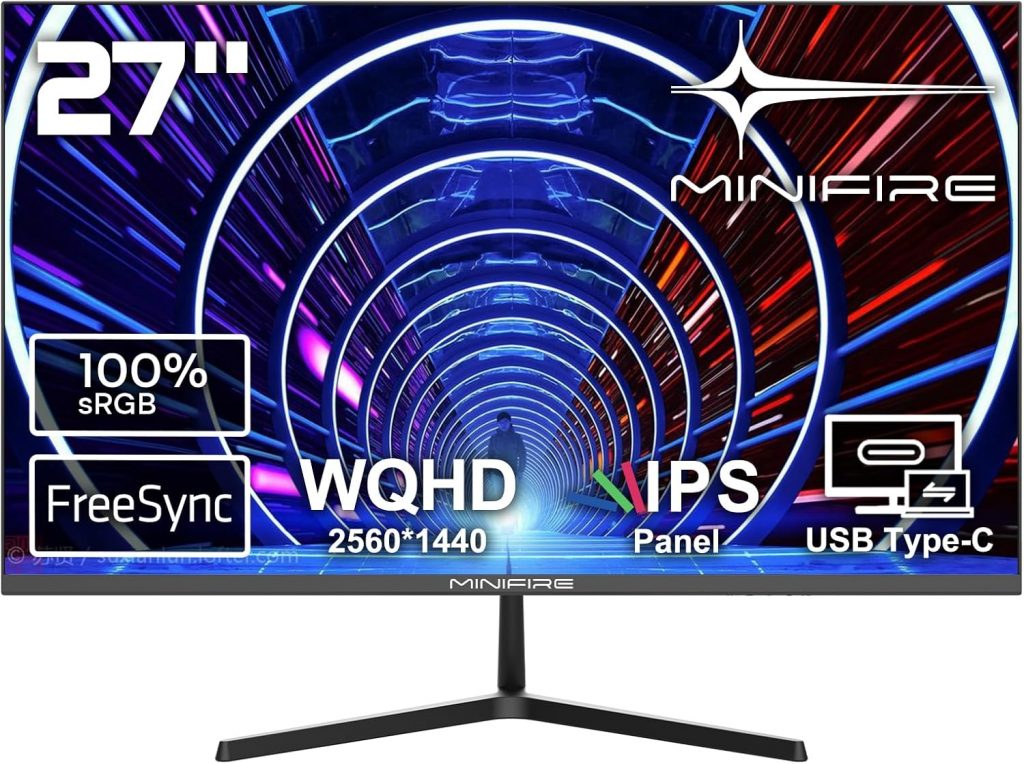 👑 Minifire 27 Zoll Monitor WQHD(2560×1440), IPS, 1ms, FreeSync, 10 sRGB, 75Hz, ltradünner Rahmen, HDMI DP, USB-C Ports, 2 Jahre Garantie -Schwarz💰 nur 113,99🚚 Verkauft von Minifire-Official und Versand durch Amazon50 Bewertungen: 3.9 / 5.0 ⭐️⭐️⭐️⭐️🛒 https://www.amazon.de/dp/B0D9YJ4HKN/?tag=preisfehlerheute-21