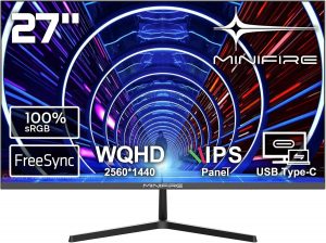 👑 Minifire 27 Zoll Monitor WQHD(2560x1440), IPS, 1ms, FreeSync, 100% sRGB, 75Hz, ltradünner Rahmen, HDMI DP, USB-C Ports, 2 Jahre Garantie -Schwarz💰 nur 113,99🚚 Verkauft von Minifire-Official und Versand durch Amazon50 Bewertungen: 3.9 / 5.0 ⭐️⭐️⭐️⭐️🛒 https://www.amazon.de/dp/B0D9YJ4HKN/?tag=preisfehlerheute-21