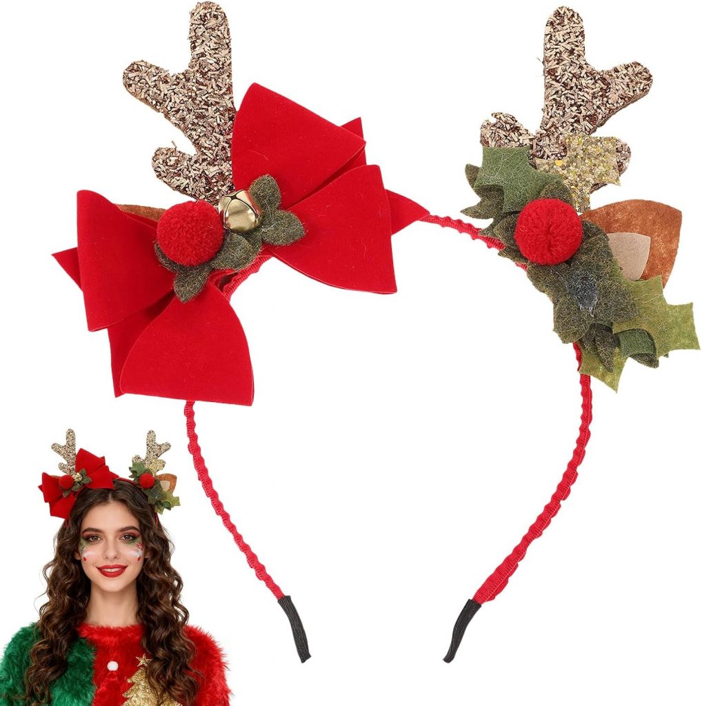 JOINPAYA Weihnachts-geweih-stirnband: Damen/mädchen, Rentier-geweih, Elch-ohren, Glitzer-stirnband, Kopfbedeckung für Weihnachten, Weihnachtsmann-accessoires, Dekorationen2,69€ ➡️ https://www.amazon.de/dp/B0FMJQCRX3/?tag=preisfehlerheute-21