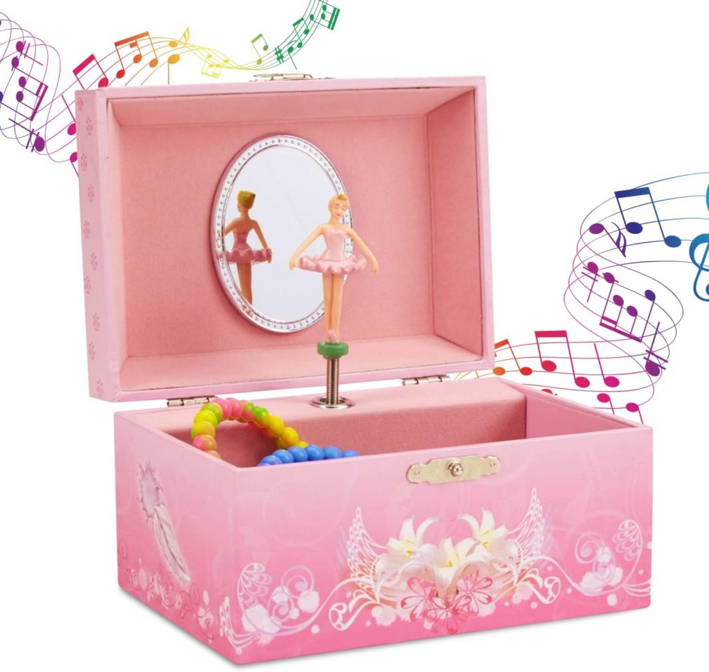 👑 Jewelkeeper – Spieluhr Schmuckkästchen für Mädchen mit drehender Ballerina, Rosa Design – Schwanensee Melodie💰 nur 11,99🚚 Verkauft von Galim und Versand durch Amazon54,727 Bewertungen: 4.6 / 5.0 ⭐️⭐️⭐️⭐️⭐️🛒 https://www.amazon.de/dp/B078VGJJ1M/?th=1&tag=preisfehlerheute-21#038;psc=1&tag=preisfehlerheute-21