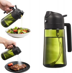 Holtrae 2-in-1 &Ouml;lspr&uuml;her f&uuml;r Speise&ouml;l,470ml lichtblockierender dunkler &Ouml;lspr&uuml;her,2-in-1 &Ouml;lspender & Spr&uuml;hflasche,UV Schutz &ouml;lzerst&auml;uber f&uuml;r die K&uuml;che,f&uuml;r Zum Kochen Salat,Backen Gadget,Grillen,Schwarz6,99&euro; statt 7,66&euro;➡️ https://www.amazon.de/dp/B0FPQKSLS6/?tag=preisfehlerheute-21