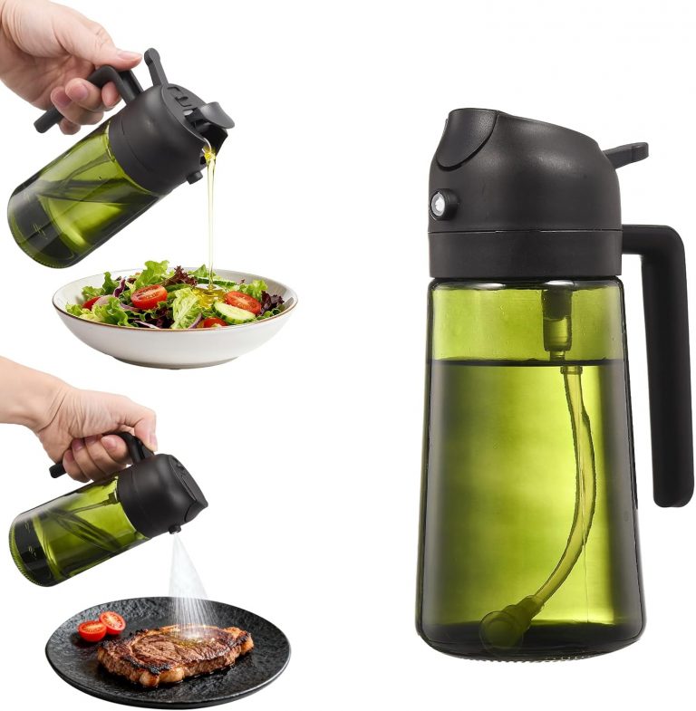 Holtrae 2-in-1 Ölsprüher für Speiseöl,470ml lichtblockierender dunkler Ölsprüher,2-in-1 Ölspender & Sprühflasche,UV Schutz ölzerstäuber für die Küche,für Zum Kochen Salat,Backen Gadget,Grillen,Schwarz6,99€ statt 7,66€➡️ https://www.amazon.de/dp/B0FPQKSLS6/?tag=preisfehlerheute-21