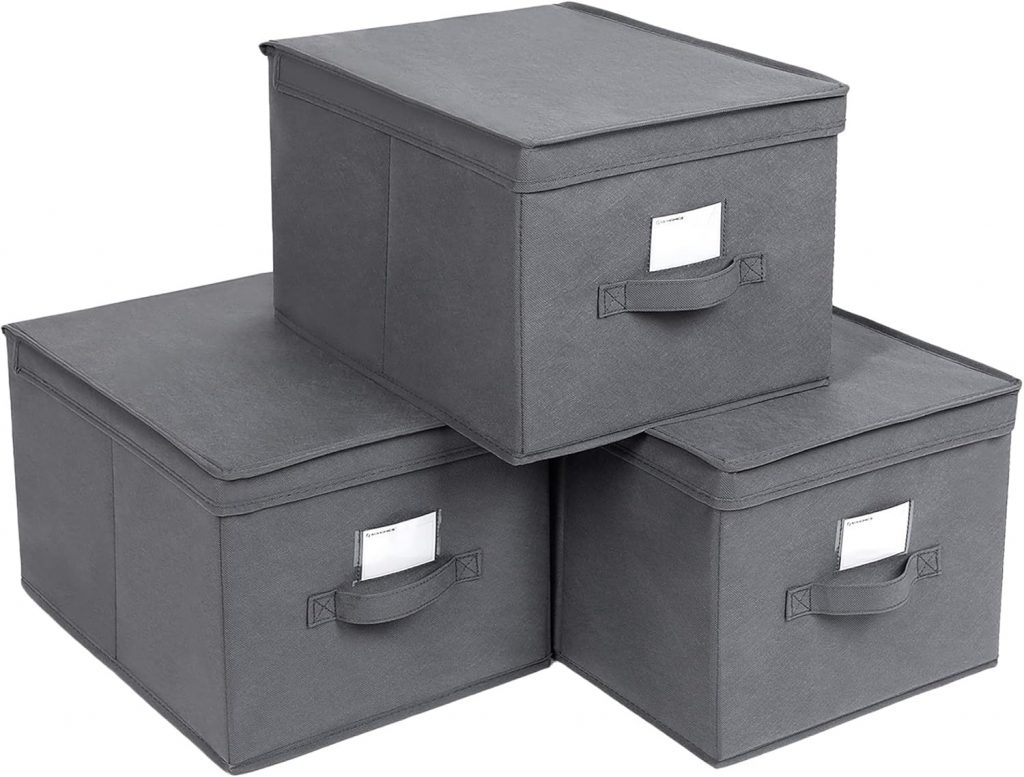 🤴 SONGMICS Aufbewahrungsbox, 3er Set, Faltbox mit Deckel, Boxen Aufbewahrung, Stoffbox mit Etikettenhalter, Aufbewahrungskorb, 40 x 30 x 25 cm, grau RFB03G16,98€ statt 25,99€ – 35,0 🔥🚚 Verkauft von Songmics und Versand durch Amazon2,623 Bewertungen: 4.5 / 5.0 ⭐️⭐️⭐️⭐️⭐️🛒 zu Amazon https://www.amazon.de/dp/B0769GPM23/?th=1&tag=preisfehlerheute-21#038;psc=1&tag=preisfehlerheute-21