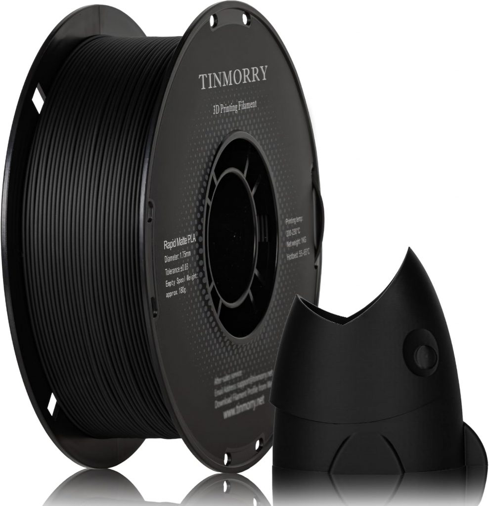 🤴 Matte PLA Filament 1.75mm, TINMORRY PLA 3D Druck Filament, Kompatibel mit Bambu Lab FDM 3D Drucker, 1 KG 1 Spule, Matt Schwarz12,91€ statt 19,98€ – 36,0 🔥🚚 Verkauft von YIHAI-US und Versand durch Amazon179 Bewertungen: 4.7 / 5.0 ⭐️⭐️⭐️⭐️⭐️🛒 zu Amazon https://www.amazon.de/dp/B0DRY7ZP7W/?th=1&tag=preisfehlerheute-21#038;psc=1&tag=preisfehlerheute-21