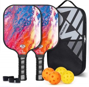 X-BLTU Pickleball Paddel Set mit 2 Fiberglas Pickle-Ball Schläger, 4 Bällen für Drinnen Draußen, 1 Tasche und 2 Griffband, USAPA Genehmigt Pickleball Schläger für Anfänger Männer Frauen0029€ ➡️ https://www.amazon.de/dp/B0FGN6SB5F/?tag=preisfehlerheute-21