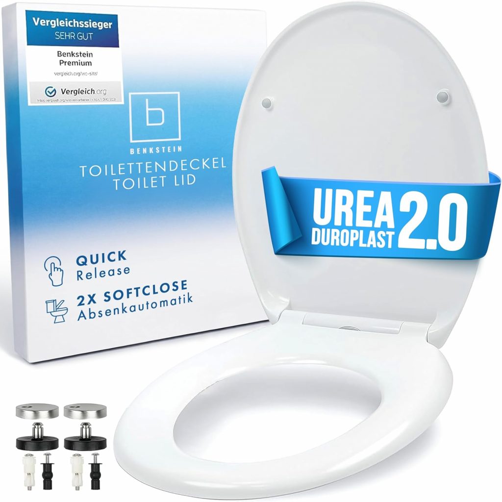 🤴 Benkstein® Toilettendeckel mit Absenkautomatik oval weiß – antibakterieller WC Sitz – Quick-Release zur einfachen Reinigung – einfache Montage – Urea-Duroplast – abnehmbar – bis 150 kg belastbar29,99€ statt 44,95€ - 34,00 % 🔥🚚 Verkauft und Versand durch Brand Chain GmbH21,992 Bewertungen: 4.1 / 5.0 ⭐️⭐️⭐️⭐️🛒 zu Amazon https://www.amazon.de/dp/B078YDK8LG/?amp%3Btag=preisfehlerheute-21&%3Bamp%3Bth=1&%3Bamp%3Bpsc=1&tag=preisfehlerheute-21