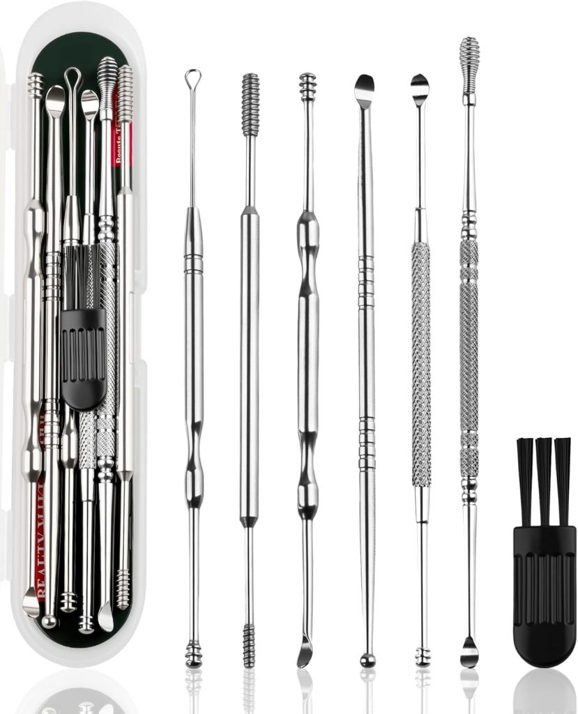 lulir Ohrenreiniger 6-in-1,Ear Cleaning Kit,Ohrenschmalz Entfernungs Set,Ohrenschmalz Entferner Edelstahl,Ohrreinigungswerkzeuge mit Einem Cleaner Pinsel&Aufbewahrungskiste,für Erwachsenen und Kindern3,99€ statt 4,19€➡️ https://www.amazon.de/dp/B0FNWJFFCG/?tag=preisfehlerheute-21