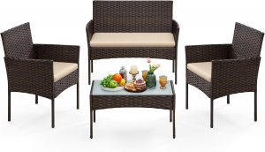 👑 SONGMICS Balkonmöbel, Gartenmöbel-Set, aus PE-Polyrattan, Lounge-Set, Terrassenmöbel, Outdoor, für Terrasse, Balkon, Garten, braun-Taupe GGF004K05128,99€ statt 129,99€ - % 🔥🚚 Verkauft und Versand durch Songmics693 Bewertungen: 4.4 / 5.0 ⭐️⭐️⭐️⭐️🛒 zu Amazon https://www.amazon.de/dp/B09J4SMJZC/?th=1&%3Bpsc=1&%3Btag=preisfehlerheute-21&tag=preisfehlerheute-21