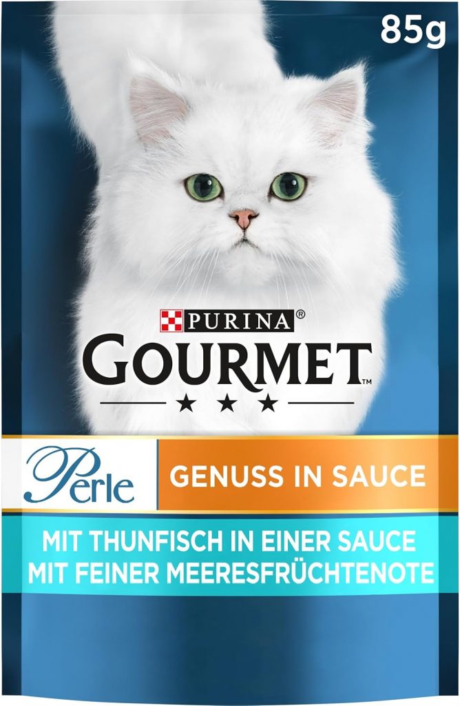 Gourmet Perle Genuss in Sauce Katzenfutter nass, mit Thunfisch, 26er Pack (26 x 85g)9.59€ statt 16.90€🏷️ Coupon anwenden➡️ https://www.amazon.de/dp/B09Q8TYG8B/?tag=preisfehlerheute-21