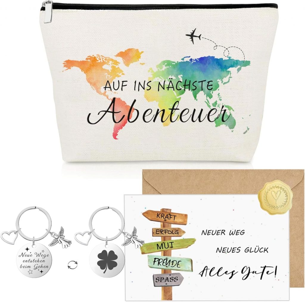 👑 Auslandsjahr Abschiedsgeschenk Kollegen Jobwechsel Kollegin Abschiedsgeschenk Inspirierende Kosmetiktasche Schutzengel Schlüsselanhänger Grußkarte Umschlag Abschiedsgeschenk für Freundin Kollege2,99€ statt 4,99€ – 41,0 🔥🚚 Verkauft von Falara und Versand durch Amazon3 Bewertungen: 4.0 / 5.0 ⭐️⭐️⭐️⭐️🛒 zu Amazon https://www.amazon.de/dp/B0FK554SKC/?tag=preisfehlerheute-21