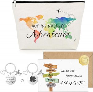 👑 Auslandsjahr Abschiedsgeschenk Kollegen Jobwechsel Kollegin Abschiedsgeschenk Inspirierende Kosmetiktasche Schutzengel Schl&uuml;sselanh&auml;nger Gru&szlig;karte Umschlag Abschiedsgeschenk f&uuml;r Freundin Kollege2,99&euro; statt 4,99&euro; - 41,00 % 🔥🚚 Verkauft von Falara und Versand durch Amazon3 Bewertungen: 4.0 / 5.0 ⭐️⭐️⭐️⭐️🛒 zu Amazon https://www.amazon.de/dp/B0FK554SKC/?tag=preisfehlerheute-21