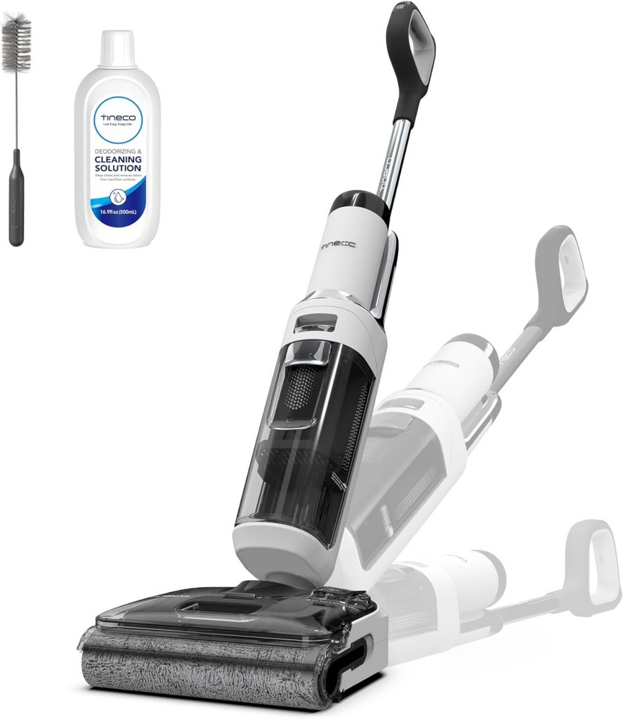 Tineco Floor One Stretch S6 Nass Trockensauger, 180°-Flachdesign Saugwischer 13cm Liegehöhe, 85°C 5min FlashDry Selbstreinigung, 3-Seitige Kantenreinigung 40min Laufzeit Reinigung unter tiefen Möbeln216.19€ statt 389.99€➡️ https://www.amazon.de/dp/B0CW1QDRVV/?tag=preisfehlerheute-21